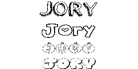 Coloriage Jory