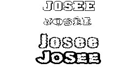 Coloriage Josée