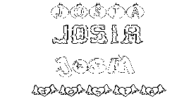 Coloriage Josia