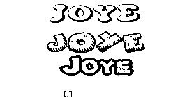 Coloriage Joye