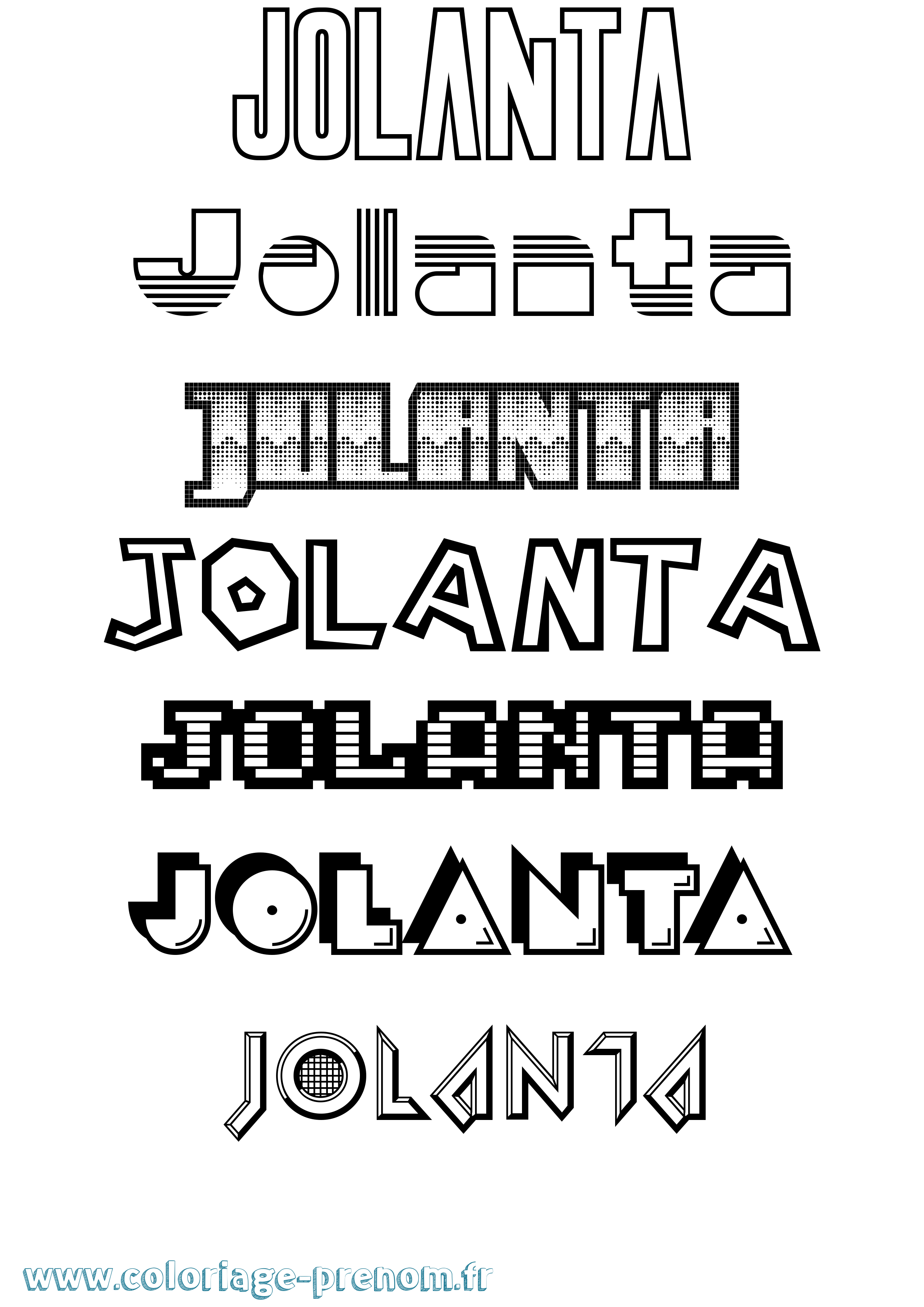 Coloriage Jolanta Jeux Vidéos Coloriage prénom Jolanta Jeux Vidéos