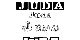 Coloriage Juda