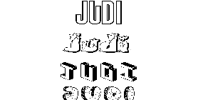 Coloriage Judi