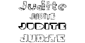 Coloriage Judite