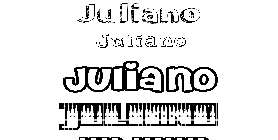 Coloriage Juliano