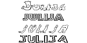 Coloriage Julija