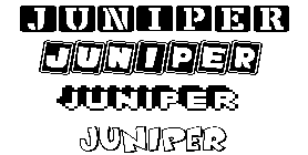 Coloriage Juniper