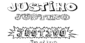 Coloriage Justino