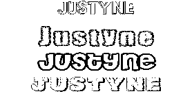 Coloriage Justyne