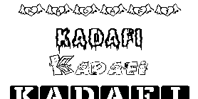 Coloriage Kadafi