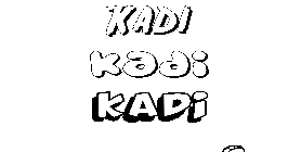Coloriage Kadi