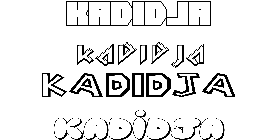 Coloriage Kadidja