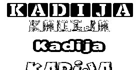 Coloriage Kadija