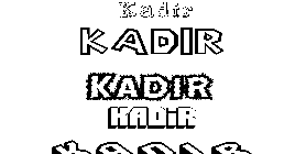 Coloriage Kadir