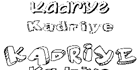 Coloriage Kadriye