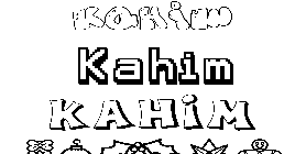 Coloriage Kahim