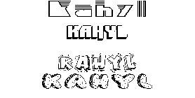 Coloriage Kahyl