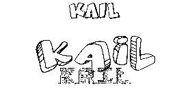 Coloriage Kail