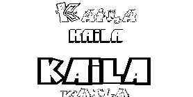 Coloriage Kaila