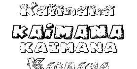 Coloriage Kaimana