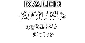 Coloriage Kaleb