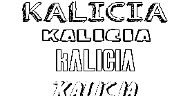 Coloriage Kalicia