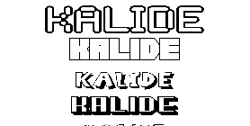 Coloriage Kalide