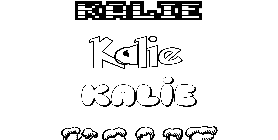 Coloriage Kalie