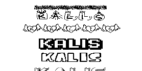 Coloriage Kalis