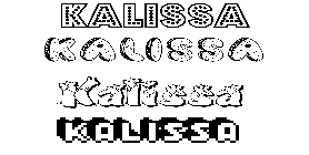 Coloriage Kalissa