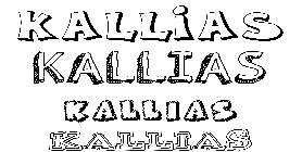 Coloriage Kallias