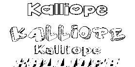 Coloriage Kalliope