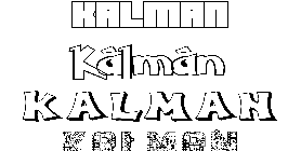 Coloriage Kálmán