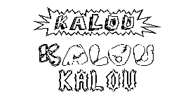 Coloriage Kalou