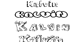 Coloriage Kalvin