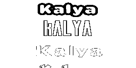 Coloriage Kalya