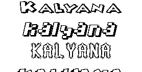 Coloriage Kalyana