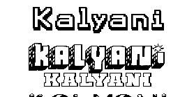 Coloriage Kalyani