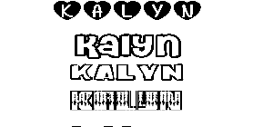 Coloriage Kalyn