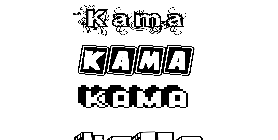 Coloriage Kama