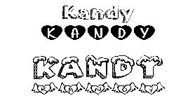 Coloriage Kandy