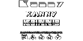 Coloriage Kanny