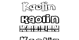 Coloriage Kaolin