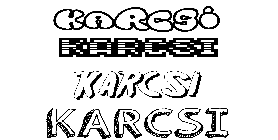 Coloriage Karcsi