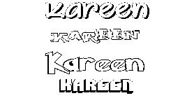 Coloriage Kareen