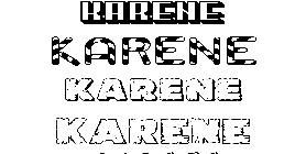 Coloriage Karene