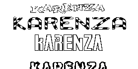 Coloriage Karenza