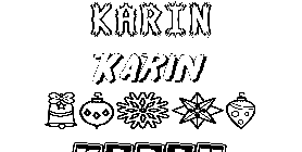 Coloriage Karin