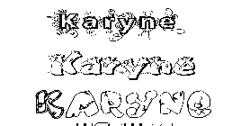 Coloriage Karyne