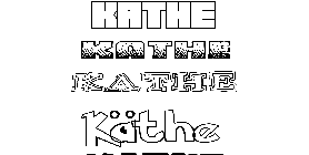 Coloriage Käthe